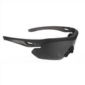 Swisseye Nighthawk Pro Taktische Brille, Wechselgläser, schwarzer Rahmen