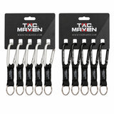 TAC MAVEN 7 mm Aluminium-Karabiner, 5 Stück, Outdoor-Camping-Schlüsselclips