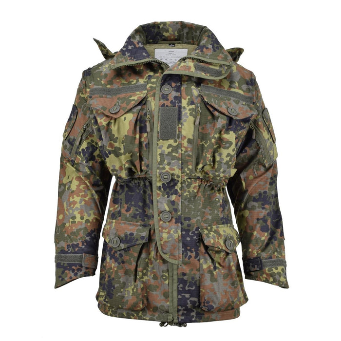 TACGEAR Marke deutsches Militär-Kitteljacke Commando Flecktran YKK-Reißverschluss – GoMilitar