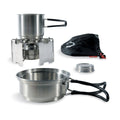 Tatonka Spiritusbrenner Kocher Set Outdoor Kochset Edelstahl Topfständer