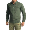 TEXAR Langarm Militärhemd Slim Fit Strapazierfähiges Kleidungsstück Klassische Armeehemden