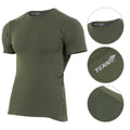 TEXAR Militärkleidung Baselayer Kurzarm Unterhemd taktische Truppen Unterwäsche