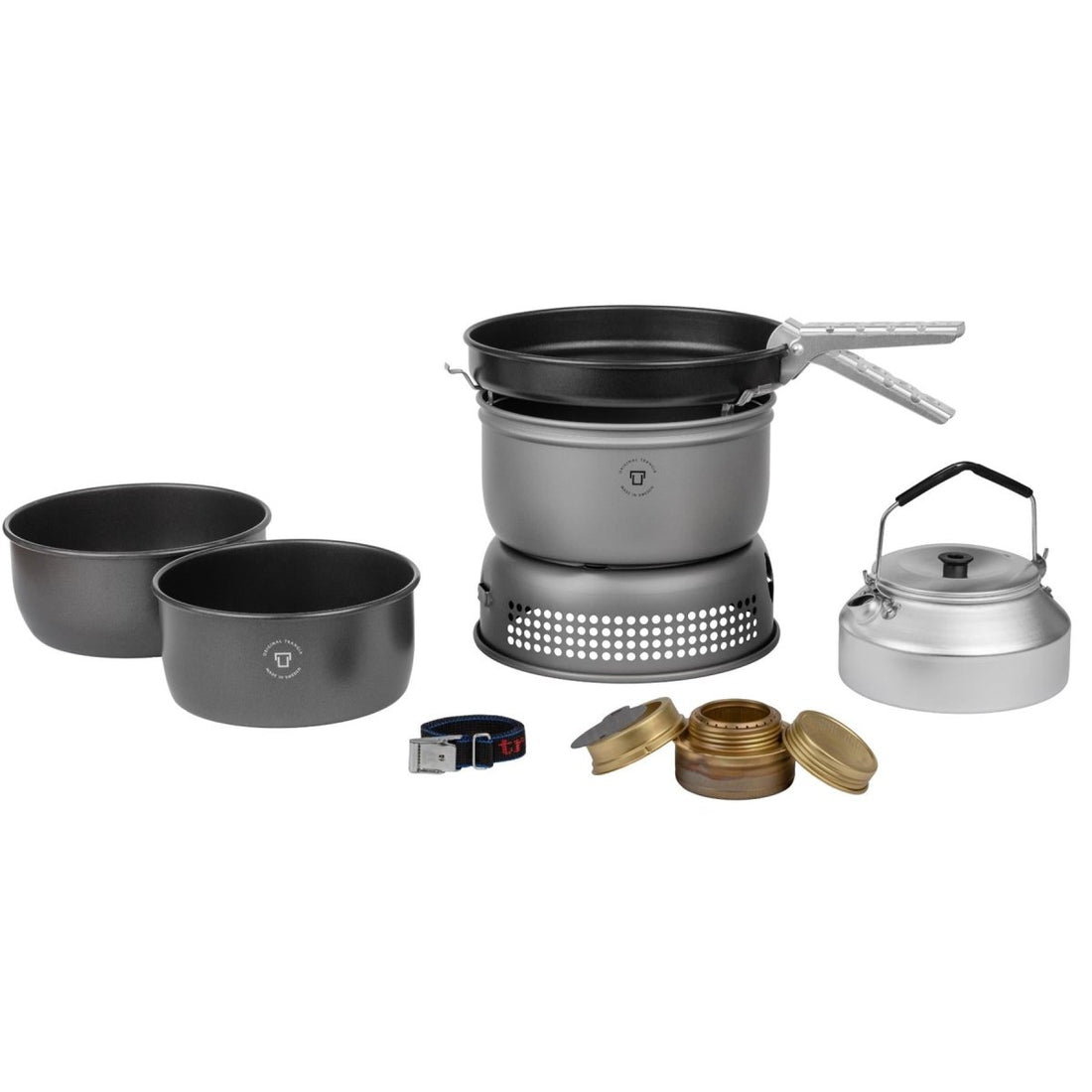 Trangia 1,75L Herdset Brennstoff Benzinbrenner Wanderkochgeschirr Leichtgewicht Aluminium