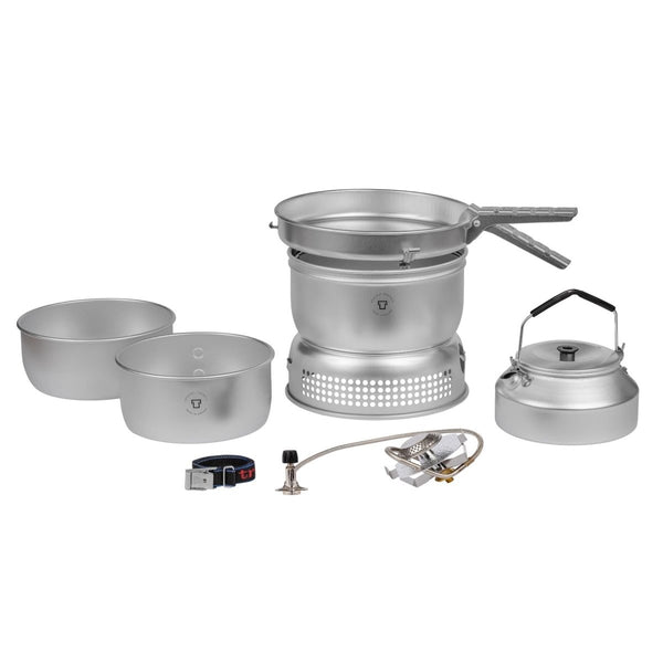 Trangia aluminum cooking stove set ultralight compact outdoor cookware camping - GoMilitar