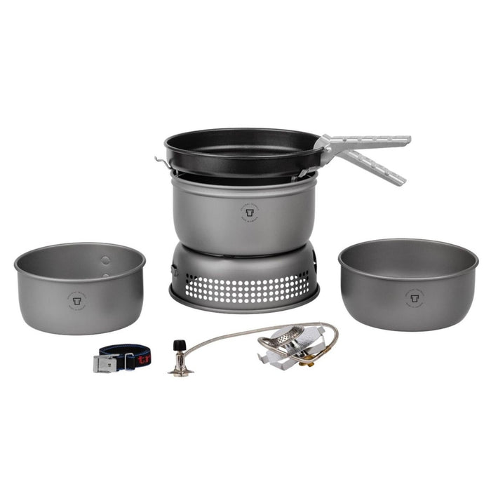 Hartanodisiertes, leichtes Aluminiumkocherset von Trangia, Antihaftpfanne, Outdoor-Camp – GoMilitar