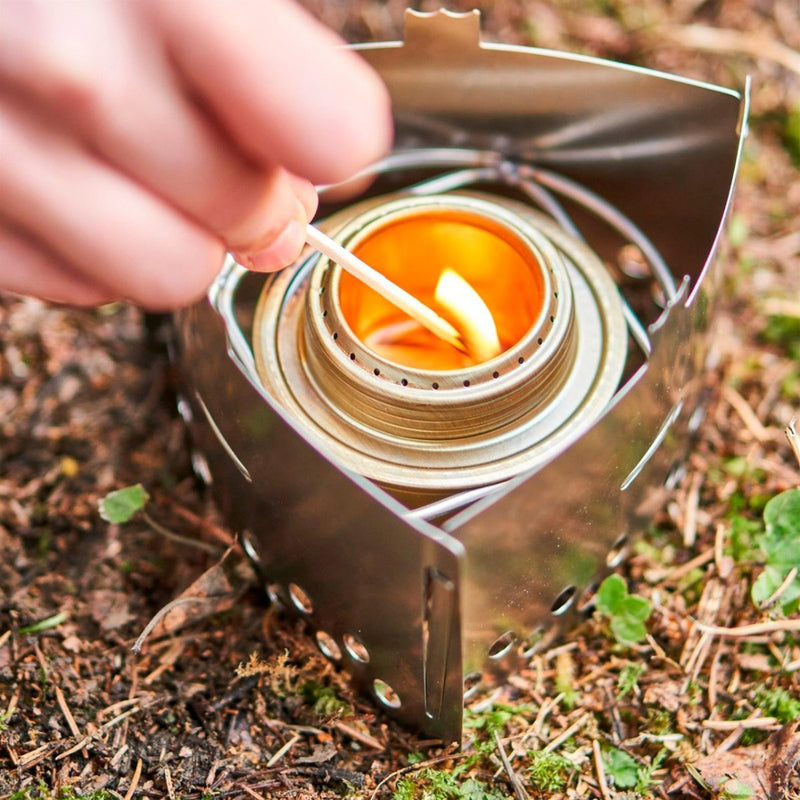 Trangia mini compact ultralight portable stove set burnet kit hiking outdoor - GoMilitar