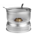 Trangia Outdoor-Kochsystem Kocher-Set Flüssigbrennstoff-Brenner Antihaft-Bratpfanne