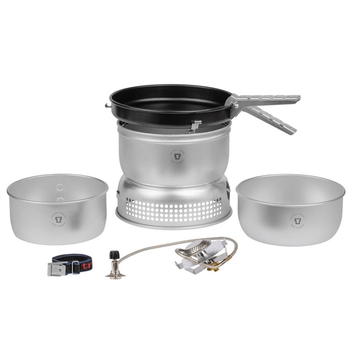 Trangia Kocher-Set, 1,75 l, Topf, Pfanne, Aluminium, ultraleichtes Outdoor-Wander-Kochset – GoMilitar