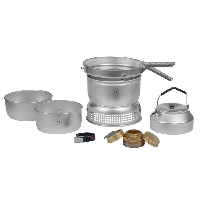 Trangia-Herd-Set, Flüssigbrennstoff, Benzinbrenner, ultraleicht, kompakt, Pfanne, Wasserkocher, Wandern – GoMilitar