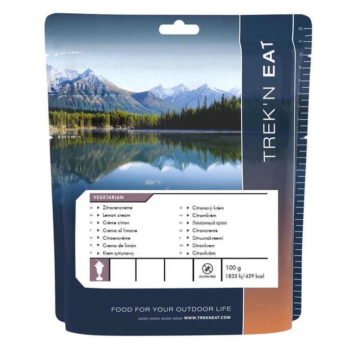 Trek'N Eat Dessert meal Lemon Cream Dehydrated survival MRE outdoor food - GoMilitar