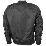 US Militärjacke im Air Force Crew Uniform Bomber MA1 winddicht schwarz NEU