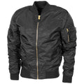 US Militärjacke im Air Force Crew Uniform Bomber MA1 winddicht schwarz NEU