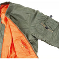 US Militär Stil MA1 Bomberjacke Luftwaffe Truppen winddicht warm oliv