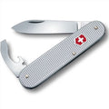 Victorinox Alox Bantam Multitool-Messer, 5 Funktionen, schlankes EDC-Werkzeug, Grau