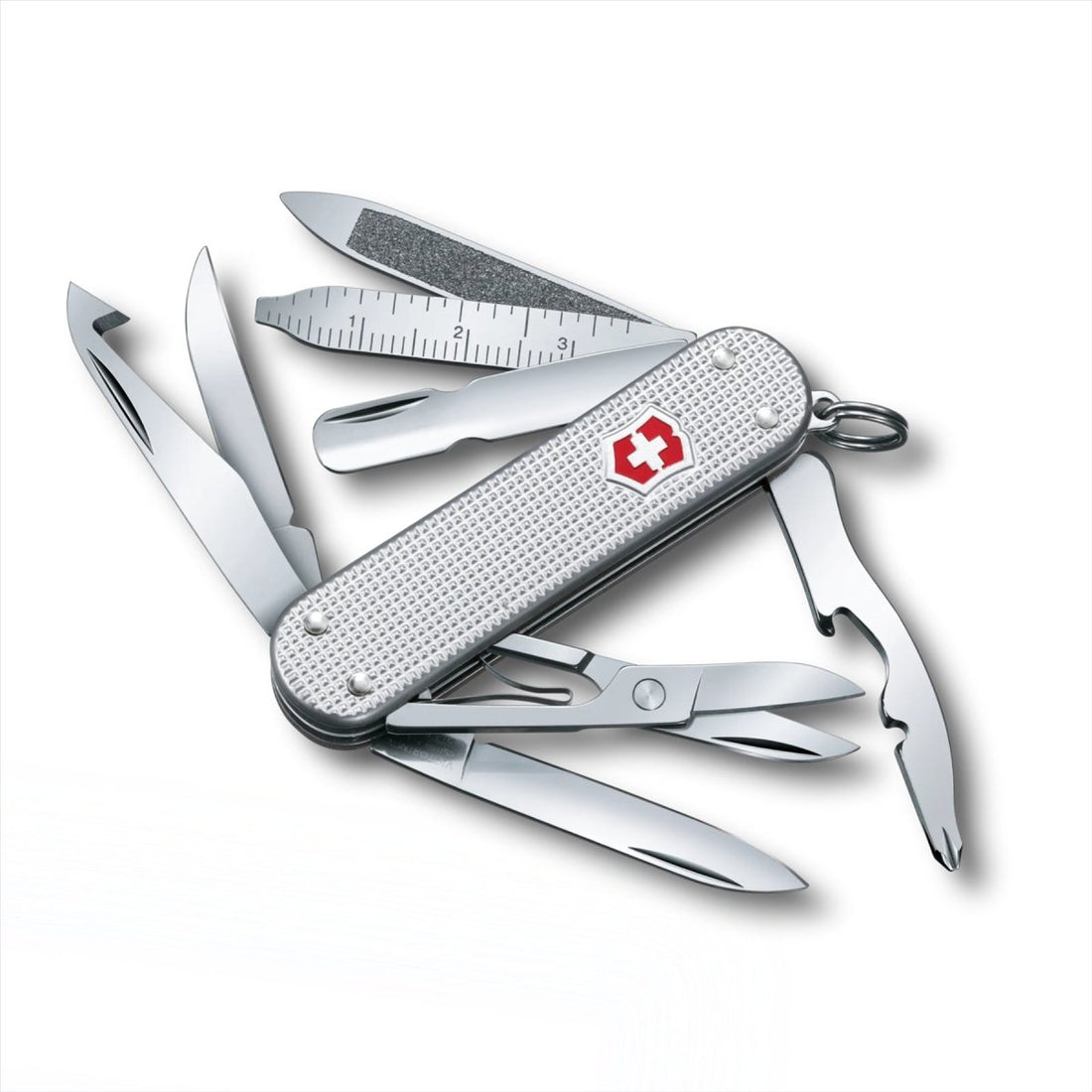 Victorinox MiniChamp Alox Multitool-Messer, 15 Funktionen, 58 mm, Taschen-EDC-Werkzeug