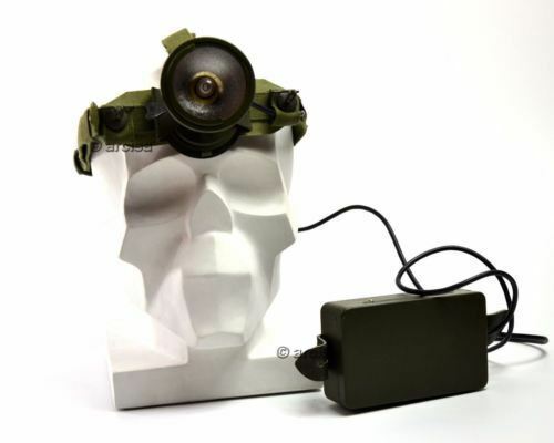 Vintage schwedische Schweden Militär Armee Stirnlampe Stirnlampe Taschenlampe