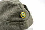 WWII Schwedische Armee Winter Wolle Seitenmütze Militär Feldmütze Garnisonshut