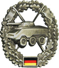 Originales Barettabzeichen der Deutschen Armee, Kokarde, Panzeraufklärungstruppen, Panzertruppe